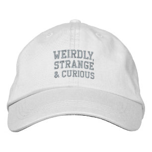 GORRA BORDADA RÁPIDO, EXTRAÑO Y CURIOSO