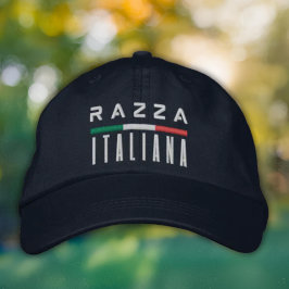 Gorra Bordada Razza Italiana - Embroidered Italian Pride Hat