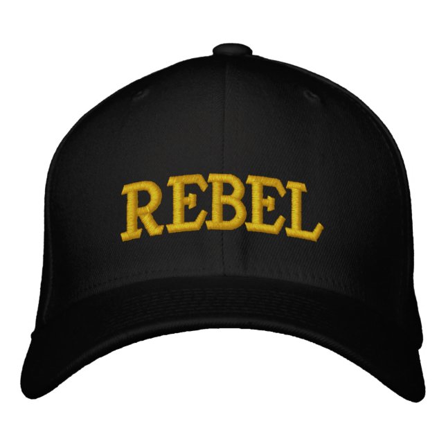 GORRA BORDADA REBELDE (Anverso)