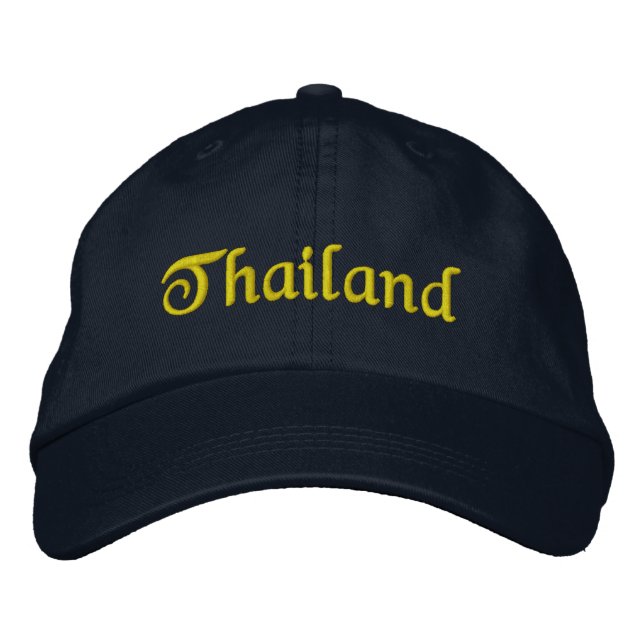 Gorra Bordada Recuerdo de vacaciones en Tailandia (Anverso)
