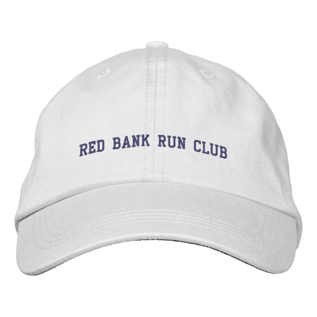 Gorra Bordada Red Bank Run Club Baseball Hat (Anverso)