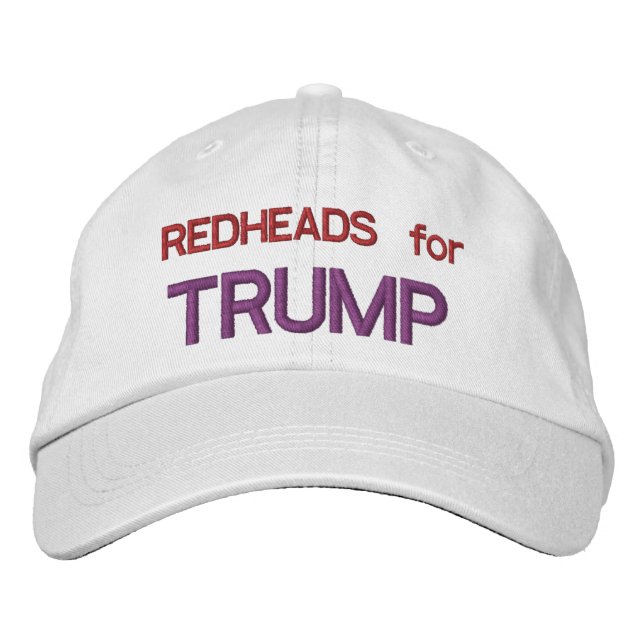 Gorra Bordada REDHEADS para TRUMP (Anverso)