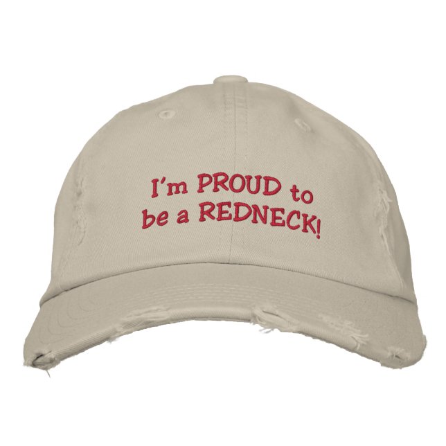 GORRA BORDADA REDNECK CAP (Anverso)
