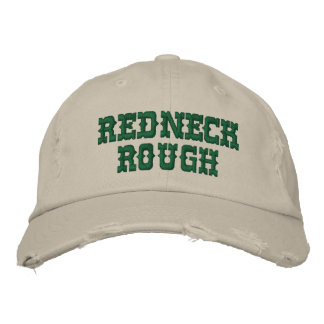 GORRA BORDADA REDNECK ROUGH - TAPÓN DE BÉISBOL DE VISTA DISTRIBU