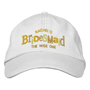 Gorra Bordada Regalo de Boda de Fiesta de la dama de honor