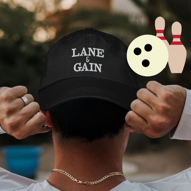 Gorra Bordada Regalo de boliche de personalizado para jugadores (Subido por el creador)