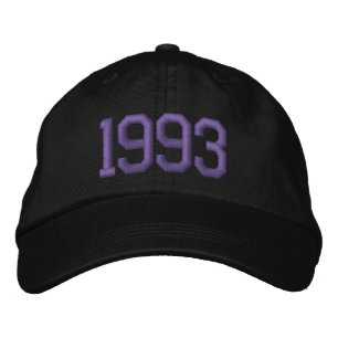 Gorra Bordada Regalo de cumpleaños personalizado por año de cose