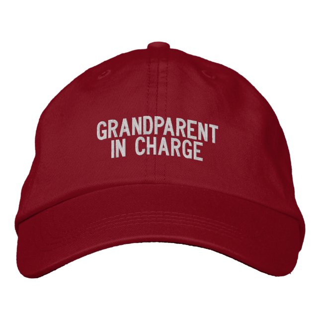 Gorra Bordada 'Regalo de Humor Abuelo a Cargo' (Anverso)