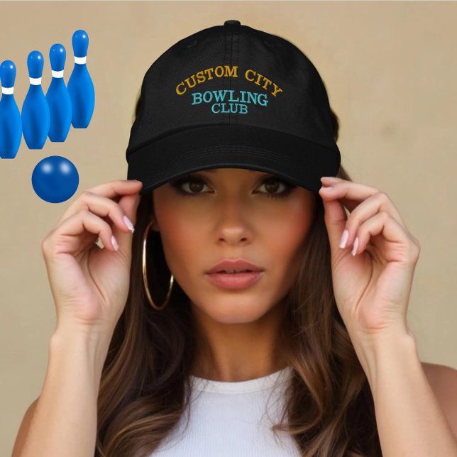 Gorra Bordada Regalo del club de boliche personalizado para afic (Subido por el creador)