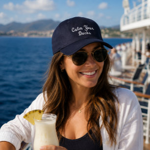 Gorra Bordada Regalo divertido para amantes de cruceros 'Calma t