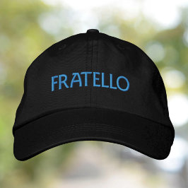 Gorra Bordada Regalo italiano Fratello para Brother