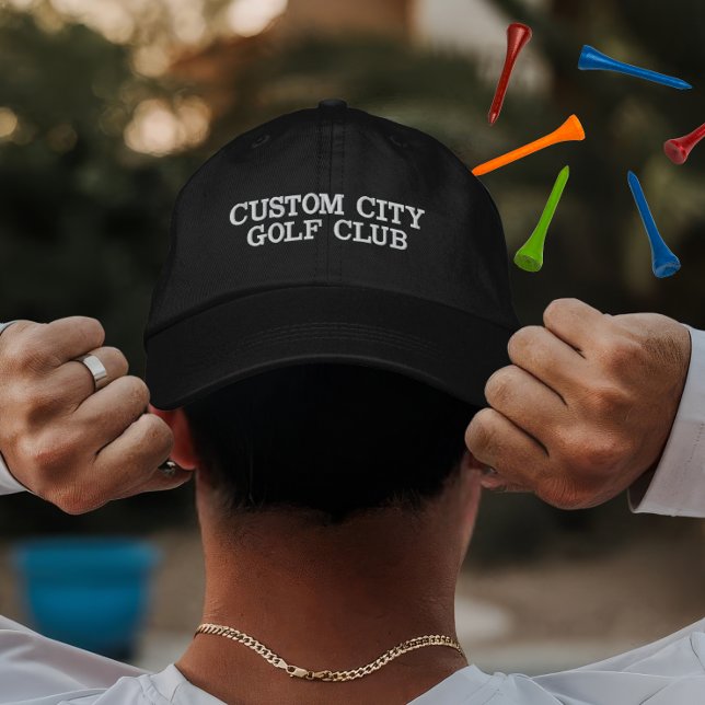 Gorra Bordada Regalo para jugador de equipo de golf personalizad (Subido por el creador)
