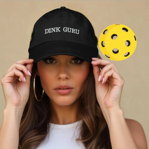 Gorra Bordada Regalo personalizado de Dink Guru de Pickleball pa