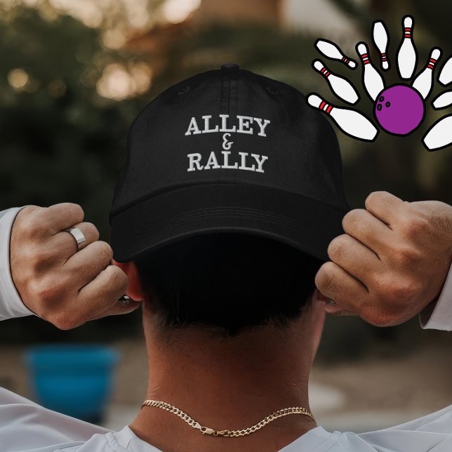 Gorra Bordada Regalo personalizado de la rally Bowling para juga (Subido por el creador)