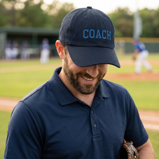 Gorra Bordada Regalo personalizado para entrenador