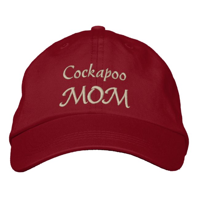 Gorra Bordada Regalos de mamá Cockapoo (Anverso)