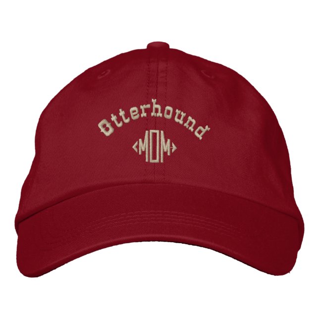 Gorra Bordada Regalos de mamá de Otterhound (Anverso)