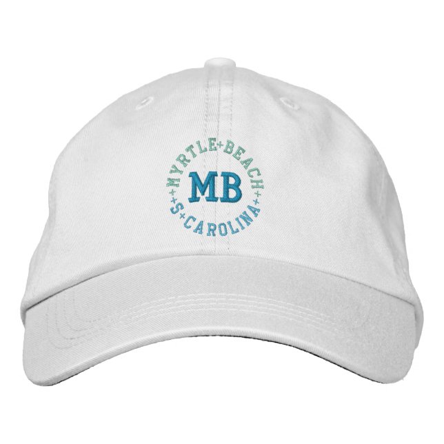 GORRA BORDADA RÉGIMEN DE PLAYA DE MIRTLE (Anverso)