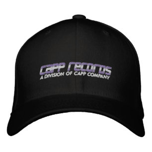 Gorra Bordada Registros CAPP - Logotipo de alta calidad [negro]