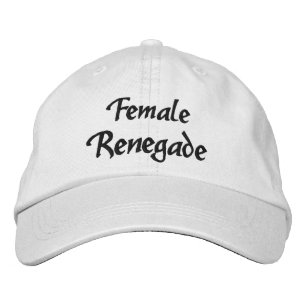 GORRA BORDADA RENEGADA FEMENINA
