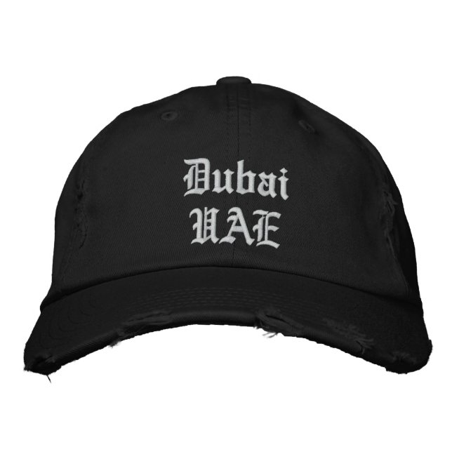 Gorra Bordada Rep Ya Hood Personalizado Dubai (Anverso)