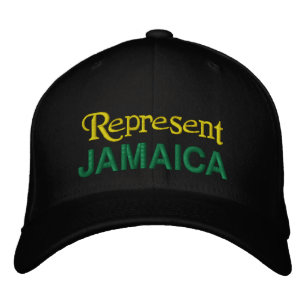 Gorra Bordada Representar el Cap de Jamaica