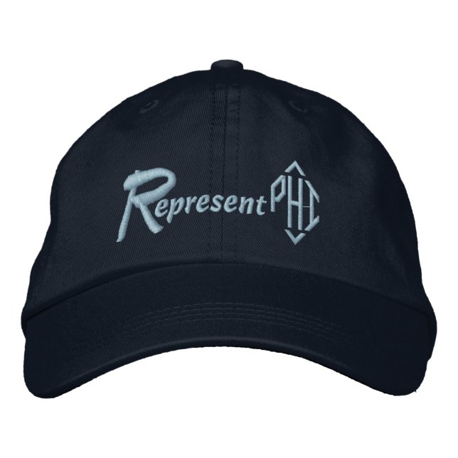 Gorra Bordada Representar la cobertura PHI (Anverso)
