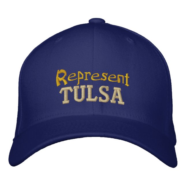 Gorra Bordada Representar Tulsa Cap (Anverso)