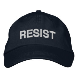 Gorra Bordada Resist white