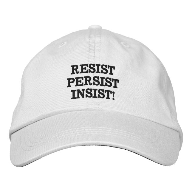 Gorra Bordada ¡Resista persisten insisten! (Anverso)