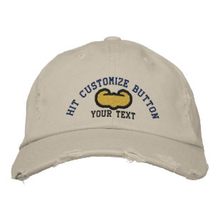 Gorra Bordada Respaldo de ataque aéreo