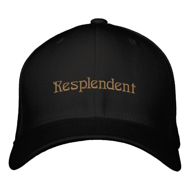Gorra Bordada Resplandeciente (Anverso)