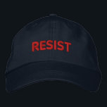 GORRA BORDADA RESURTIR<br><div class="desc">RESISTIR A OOMPALOOMPA Y HI FASCIST KABAL</div>