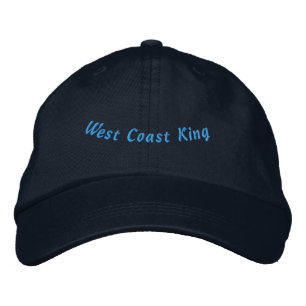 Gorra Bordada REY DE LA COSTA OESTE Realeza de California inspir