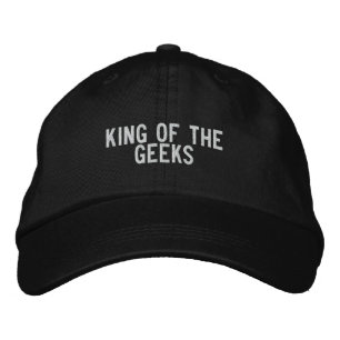 Gorra Bordada Rey de los Geeks