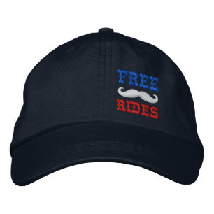 GORRA BORDADA RIDES MUSTACHE GRATUITAS