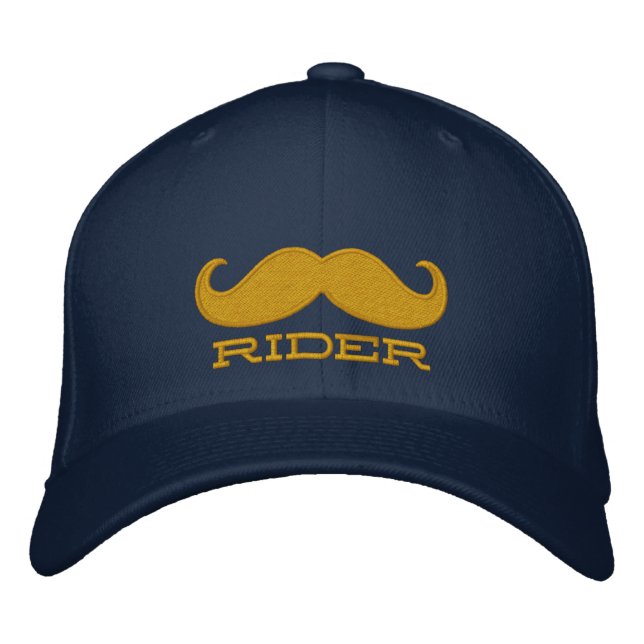 GORRA BORDADA RIDES MUSTACHE GRATUITAS (Anverso)