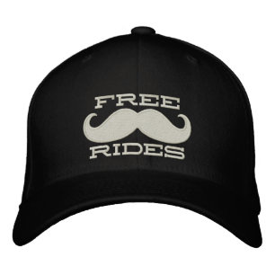 GORRA BORDADA RIDES MUSTACHE GRATUITAS