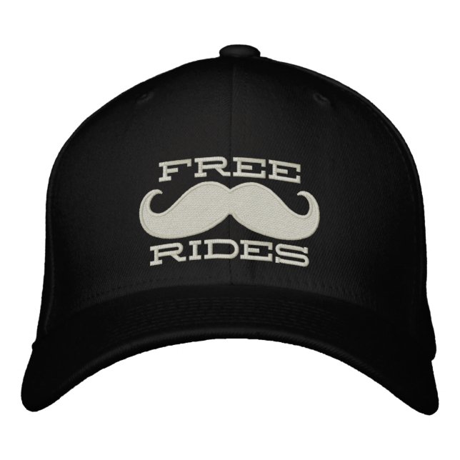 GORRA BORDADA RIDES MUSTACHE GRATUITAS (Anverso)