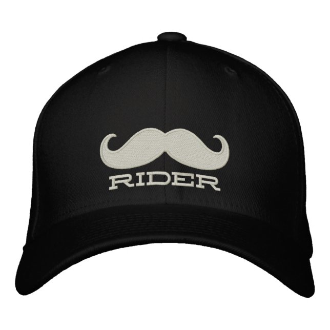 GORRA BORDADA RIDES MUSTACHE GRATUITAS (Anverso)