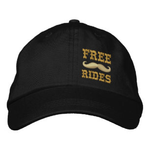 GORRA BORDADA RIDES MUSTACHE GRATUITAS