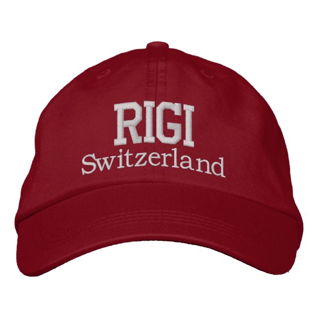 Gorra Bordada Rigi, Suiza. (Anverso)