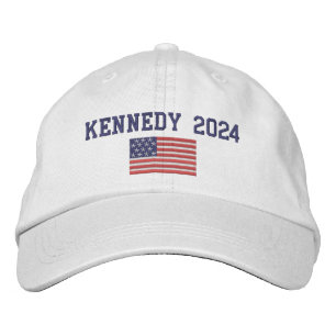 Gorra Bordada Robert F. Kennedy Presidente 2024 con bandera esta