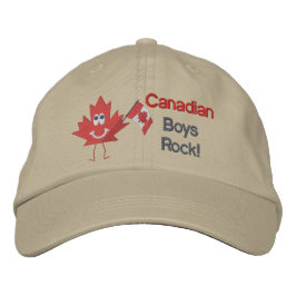 Gorra Bordada Rock masculino canadiense