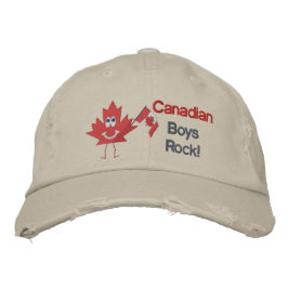 Gorra Bordada Rock masculino canadiense