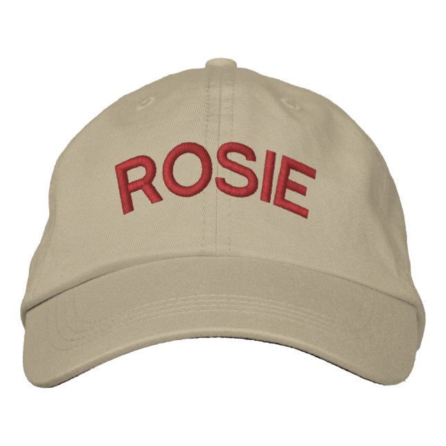 Gorra Bordada ROSIE por SRF (Anverso)