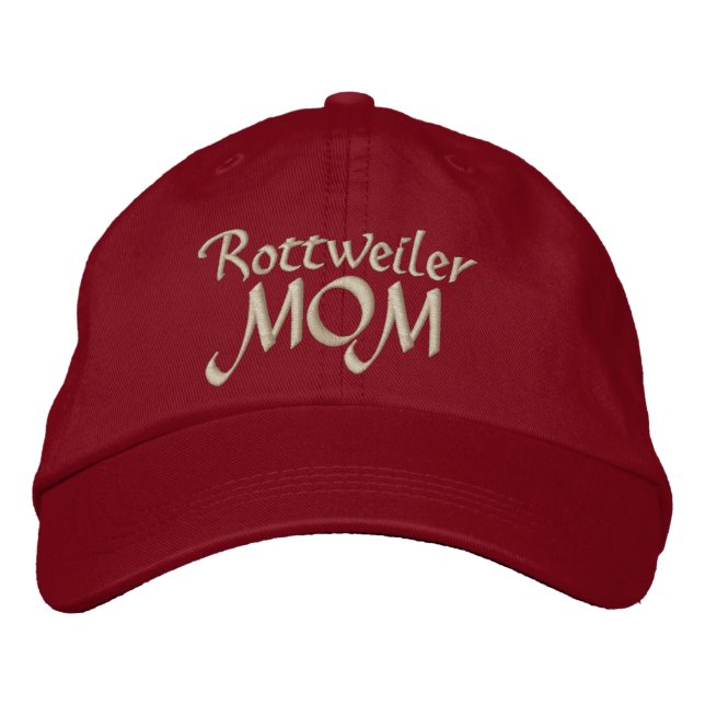 Gorra Bordada Rottweiler, MOM (Anverso)