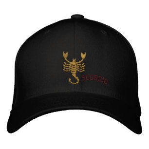 Gorra Bordada Rótulo Escorpio Zodiaco bordado 23 de octubre - 21