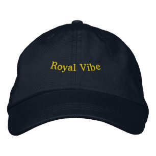 Gorra Bordada Royal Vibe Navy Mezcla de Clase y Confianza-Gorra 