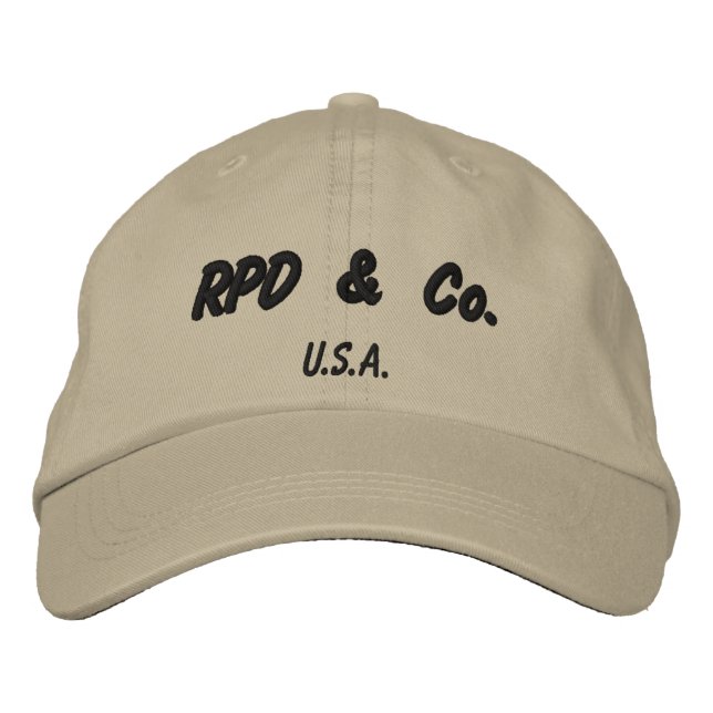 Gorra Bordada RPD y Co (Anverso)
